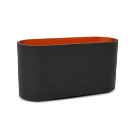 MIIDEX Applique intérieure ovale HOYA 230V G9 noir et doré - 700400