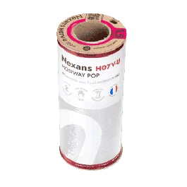 Fils électriques rigides H07VU 1.5² blanc NEXANS Mobiway POP - Couronne de 100m