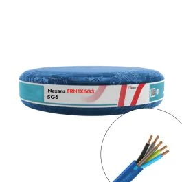Câble électrique FR-N1X6G3 5G6² N/M/G/B/VJ NEXANS - Couronne de 50m