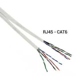 Câble RJ45 informatique Catégorie 6 F/UTP 2X4P 350Mhz OMERIN - Prix au mètre