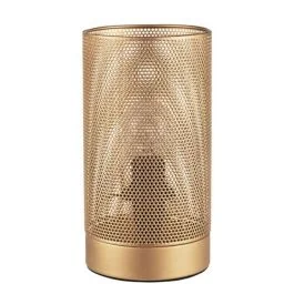 PAULEEN Lampe à poser E14 GOLDEN MESH 230V hauteur 38cm doré - 48099