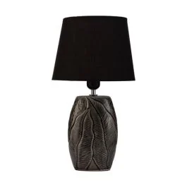 PAULEEN Lampe à poser E27 MIDNIGHT DREAM 230V hauteur 40cm noir - 48221