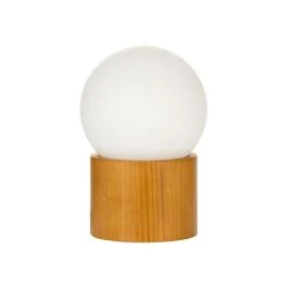 PAULEEN Lampe à poser G9 WOODY SHINE 230V hauteur 27cm bois - 48315