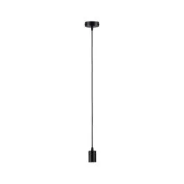 PAULMANN Suspension E27 RAVI IP44 230V Max60W reglable 30-150cm noir - 71136