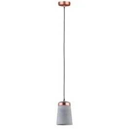PAULMANN Suspension E27 NEORDIC STIG 230V 20W longueur 110cm gris cuivre - 79617