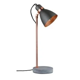 PAULMANN Lampe à poser E27 NEORDIC ORM 230V hauteur 50cm gris cuivre - 79624