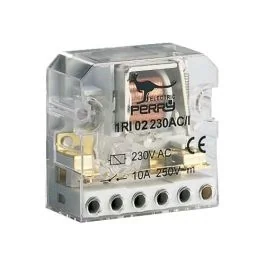 PERRY Télérupteur 10A 2NO monophasé encastrable - 1RI02230AC/I