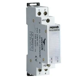 PERRY Télérupteur 16A monophasé bipolaire modulaire - 1RI02230AC/M