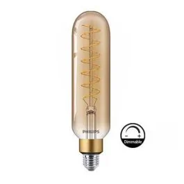 PHILIPS Vintage Ampoule LED filament dimmable E27 230V 7W(=40W) 470lm 1800K LEDbulb Giant tube - 313804