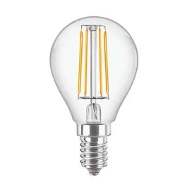 PHILIPS CorePro Ampoule LED filament E14 230V 4,3W(=40W) 470lm 2700K LEDluster standard - 347304