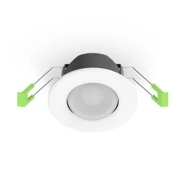 Spot LED BBC encastrable et orientable dimmable 230V 4-6W 330lm à 600lm 4CCT 86cm blanc