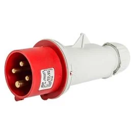 Fiche industrielle mâle CEE 16A 3P+T 400V
