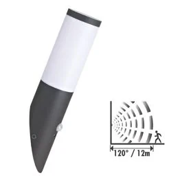 ARLUX Applique extérieure torche à détection Arles 230V E27 10W max anthracite - 111828