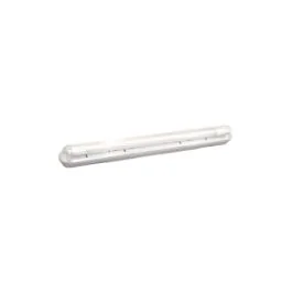 Réglette LED étanche 1 tube LED 230V 9W 1000lm 60cm grise