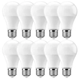 Lot de 10 ampoules LED E27 230V 9W(=60W) 860lm 4000K Standard