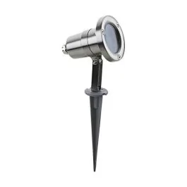 ARLUX Spot LED extérieur sur piquet orientable GU10 5W 350lm 3000K inox - 500129