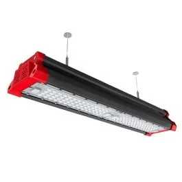 Suspension industrielle linéaire 230V 150W 19500lm 4000°K noir