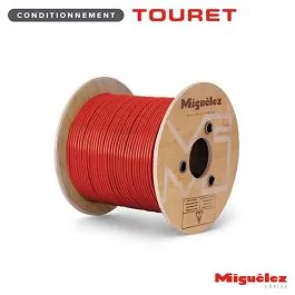 Câble solaire 6mm² ROUGE - Couronne de 30m
