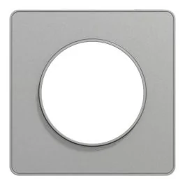 SCHNEIDER Odace Touch Plaque simple aluminium - S530802