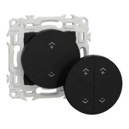 SCHNEIDER Wiser Odace Interrupteur centralisé sans fil 2 ou 4 boutons poussoirs noir onyx - S940531