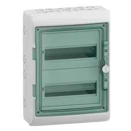 SCHNEIDER Mureva coffret étanche 2 rangées 12 modules IP65 - 13964M