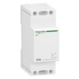 SCHNEIDER Acti9 transformateur pour sonnerie 230V vers 12V ou 8V 8VA - A9A15216