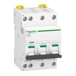 SCHNEIDER Acti9 iDT40T Disjoncteur 40A 3P+N courbe C 6kA 400V - A9P22740