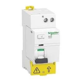 SCHNEIDER Acti9 Interrupteur différentiel tête de groupe 1P+N 25A 30mA type AC - A9R67625