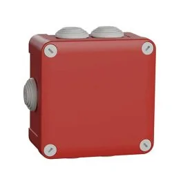 SCHNEIDER Mureva Box Boite de dérivation étanche IP55 105x105x55 rouge - ENN05165
