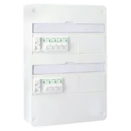 SCHNEIDER Resi9 XP Tableau électrique monté et câblé TAMC 2 rangées 2ID 40A 7 disjoncteurs