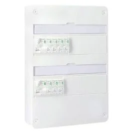 SCHNEIDER Resi9 XE Tableau électrique pré-câblé auto 2 rangées 2ID 40A 7 disjoncteurs