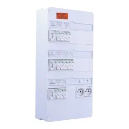 SCHNEIDER Resi9 XP Tableau électrique monté et câblé TAMC 3 rangées 3ID 63A 12 disjoncteurs