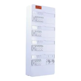 SCHNEIDER Resi9 XP Tableau électrique monté et câblé TAMC 4 rangées 2ID 40A 2ID 63A 14 disjoncteurs