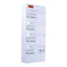 SCHNEIDER Resi9 XE Tableau électrique monté et câblé TAMC auto 4 rangées 2ID 40A 2ID 63A 14 disjoncteurs