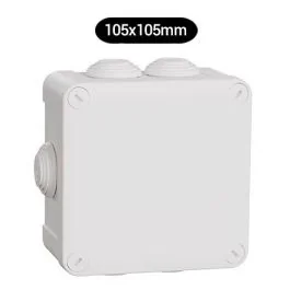 SCHNEIDER Mureva Box Boite de dérivation étanche IP55 105X105X55 650°C blanc - IMT05025