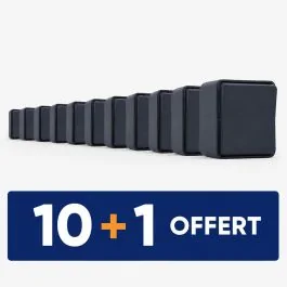 SCHNEIDER Mureva Styl interrupteur va et vient saillie complet gris - Lot 10+1 gratuit