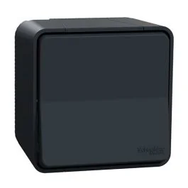 SCHNEIDER Mureva Styl interrupteur va et vient saillie complet gris - MUR35021