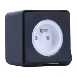 SCHNEIDER Mureva Styl prise de courant 2P+T saillie complet IP55 gris - MUR35031