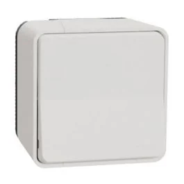 SCHNEIDER Mureva Styl interrupteur va et vient saillie étanche complet blanc - MUR39021