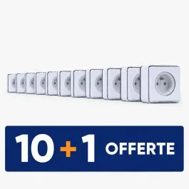SCHNEIDER Mureva Styl prise de courant 2P+T saillie complet blanc - Lot 10+1 gratuit