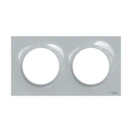 SCHNEIDER Odace Styl Plaque double sable - S520704B1