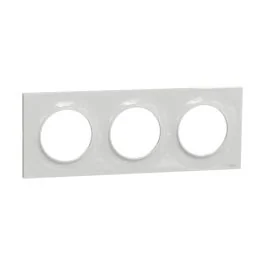 SCHNEIDER Odace Styl Plaque triple  gris pierre - S520706A1