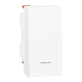 SCHNEIDER Unica va-et-vient lumineux 1 module mécanisme blanc - NU310318S