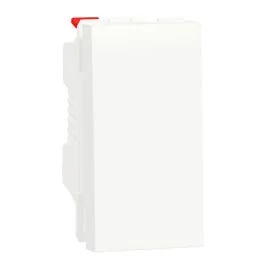 SCHNEIDER Unica Bouton poussoir NO 1 module mécanisme blanc - NU310618F