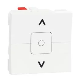 SCHNEIDER Unica inter Volet roulant 3 touches 2 modules mécanisme blanc - NU320818