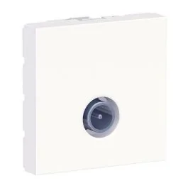 SCHNEIDER Unica prise TV mâle 2 modules mécanisme blanc - NU346218
