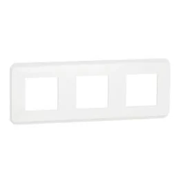 SCHNEIDER Unica Pro plaque de finition 3 postes blanc - NU400618