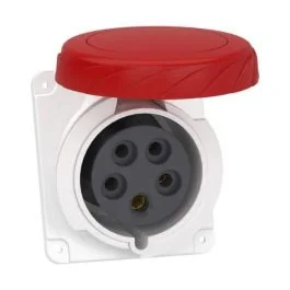 SCHNEIDER Mureva Socle de prise industrielle 3P+N+T 32A 380V IP67 à vis - PKF32F735