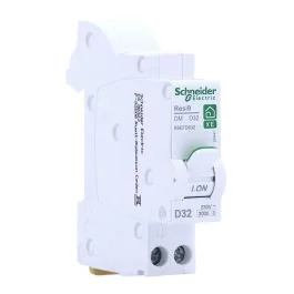 SCHNEIDER Resi9 XE Disjoncteur 32A auto Ph+N courbe D 3kA 230V - R9EFD632