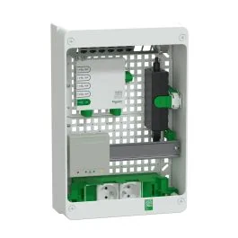 SCHNEIDER Resi9 Connect Coffret de communication Grade 3TV - 6RJ45 avec switch POE - R9H13402VDIXS